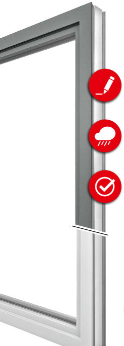 Vorteile Fenster mit Alu-Schale