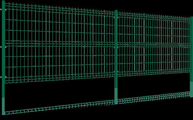 VEGA B — 3D-Gitterpaneel mit Maschen 50×50 / 50×200 mm