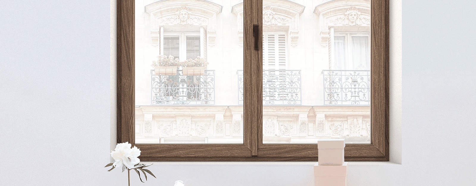 Internorm I-tec Decor Fenster mit Holzdekor