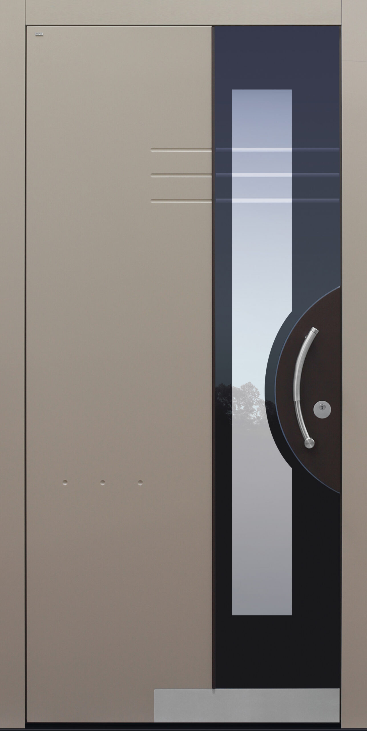 Extravagante Designtür der Topic Shadow-Linie